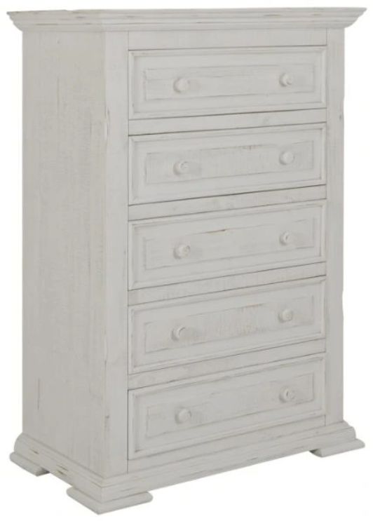 International Furniture Direct Terra Vintage White Chest-0