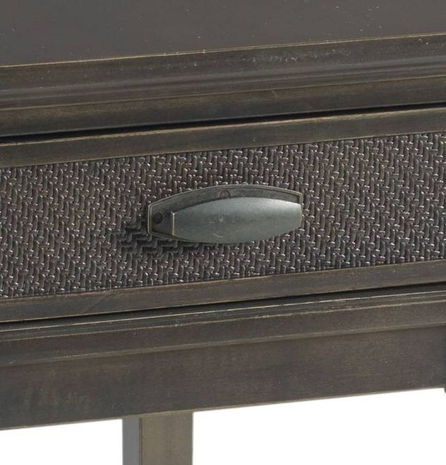 England Furniture Serra Soft Black Rectangular Chairside Table-1