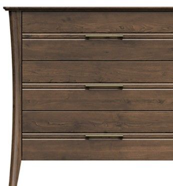Country View Woodworking Westroom Bedroom Brown Maple 68" Dresser-1