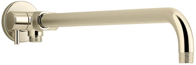 KOHLER® Vibrant French Gold Wall-Mount Arm for Rainhead/Showerhead and Handshower with 2-Way Diverter-0
