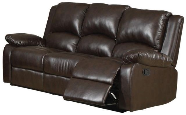 Coaster® Boston Dual-grain Brown Reclining Sofa-0