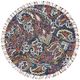 Feizy Abelia Orchid/Blue Round 8' x 8' Rug-0