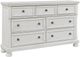 Signature Design by Ashley® Robbinsdale 5-Piece Antique White Queen Panel Bed Set-2