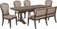 Liberty Furniture Americana Farmhouse 6-Piece Beige/Dusty Taupe Optional Trestle Dining Table Set-0