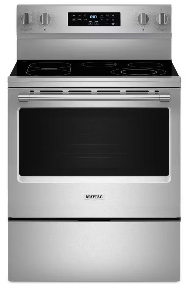 Maytag® 30" Fingerprint Resistant Stainless Steel Freestanding Electric Range