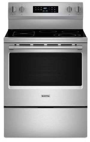 Maytag 30" Fingerprint Resistant Stainless Steel Freestanding Electric Range