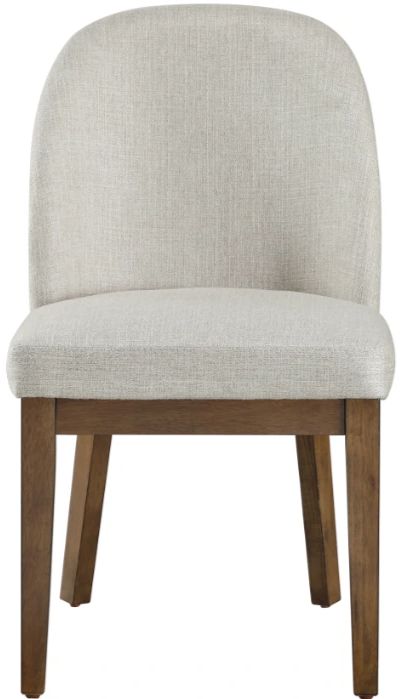 New Classic® Home Furnishings Phoenix Chestnut Brown/Light Gray Dining Chair-2