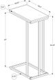 Monarch Specialties Inc. Black 25"H Accent Table-2