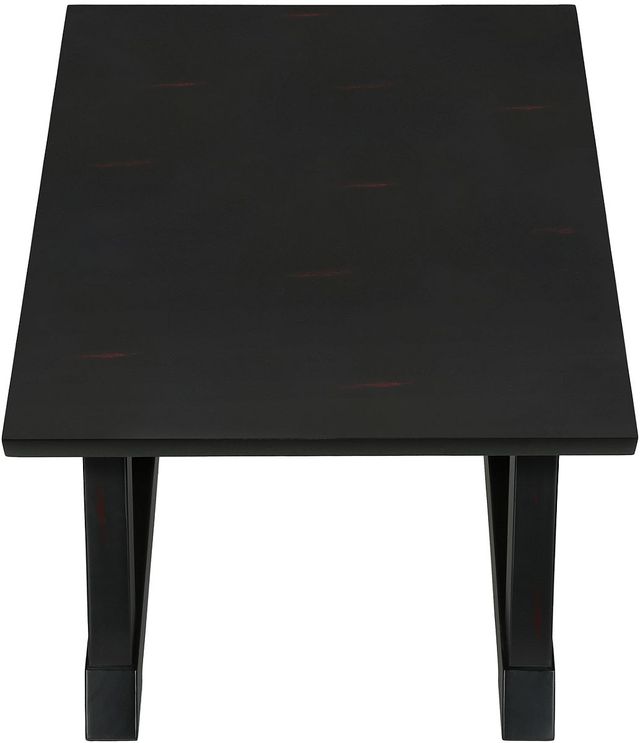 Monarch Specialties Inc. Black Veneer Square End Table-1