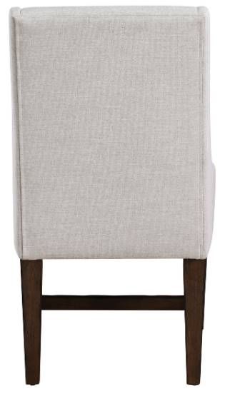Steve Silver Co. Auburn Beige/Dark Tobacco Upholstered Dining Arm Chair-3