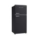 Galanz 18 cf. Refrigerator Top Mount, Black Retro-1