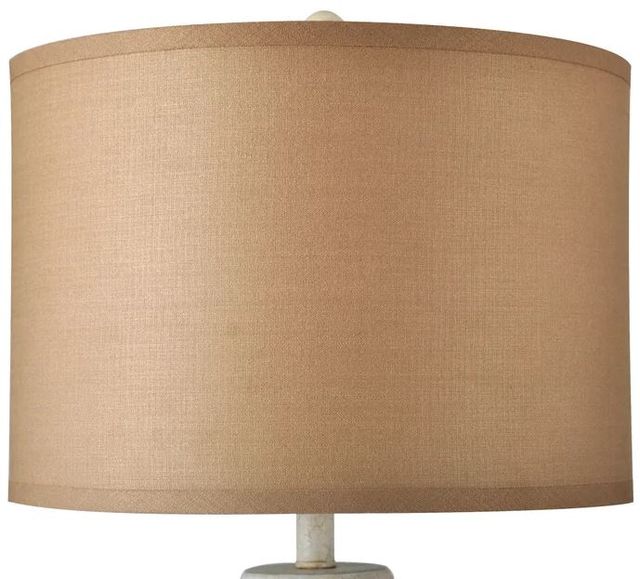 Stylecraft Light Brown/White Floor Lamp-2