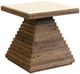 Stylecraft Trellis Natural Wood Side Table-0
