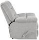 Homelegance® Baldwin Light Gray Rocker Manual Recliner-3