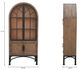 Nest Home Collections Victoria Antique Natural Door Cabinet -2