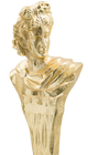 A & B Home Gold Small Roman Statue-1