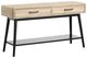 Magnussen Home® Fletcher Driftwood Sofa Table with Black Base-0