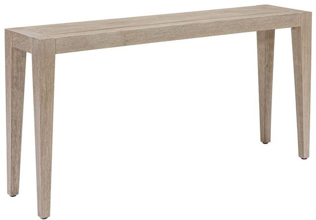 Uttermost® Kirkham Cerused Wheat Wood Indoor-Outdoor Console Table-0