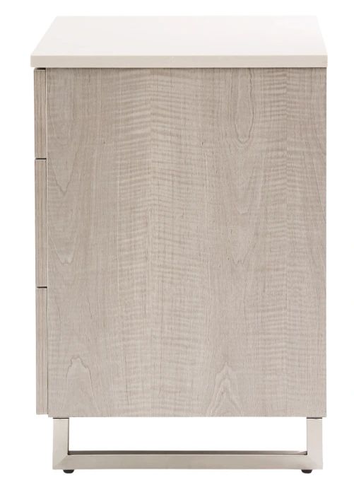 Michael Amini® Marin Greige Nightstand-2