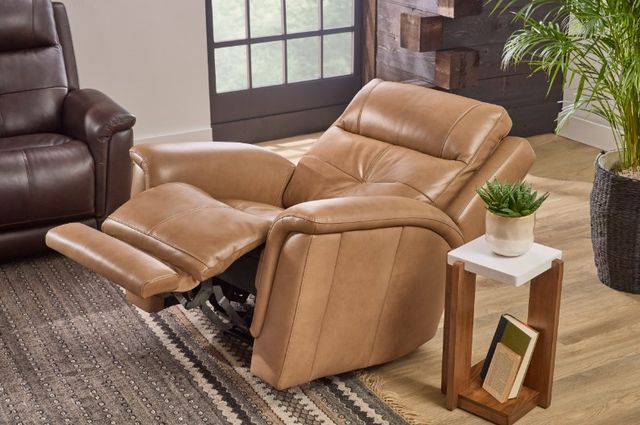 Flexsteel® Ranger Oakridge Brown Leather Power Recliner-2