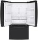 GE® 36" 22.1 Cu. Ft. Fingerprint Resistant Black Slate Counter Depth French Door Refrigerator-3