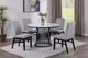 Crown Mark Hadley Light Gray/Black Dining Side Chair-1