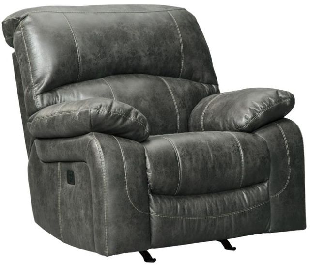 Signature Design by Ashley® Dunwell 3-Piece Steel Living Room Set with Power Reclining Sofa-3