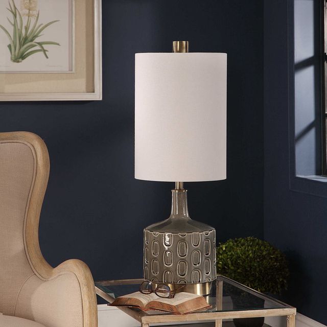Uttermost® Darrin Gray Table Lamp-1