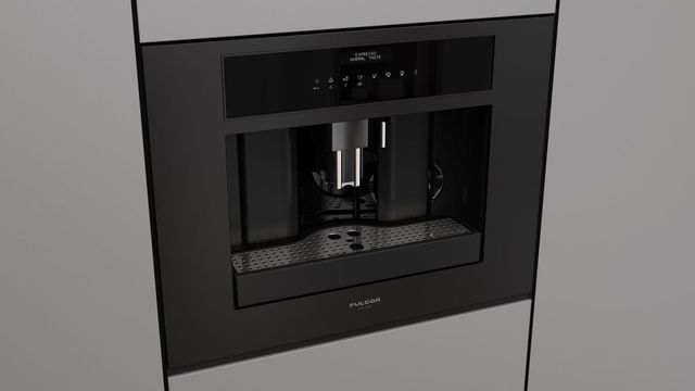 Fulgor Milano Matteo 700 Series 24" Matte Black Built-In Coffee Maker-1