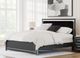 Signature Design by Ashley® Birmonton Black King Upholstered Panel Bed-1