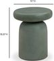 TOV Furniture Lydia Green Concrete Indoor/Outdoor Side Table-2