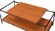 ACME Furniture Oaken Honey Oak Coffee Table with Black Frame-2