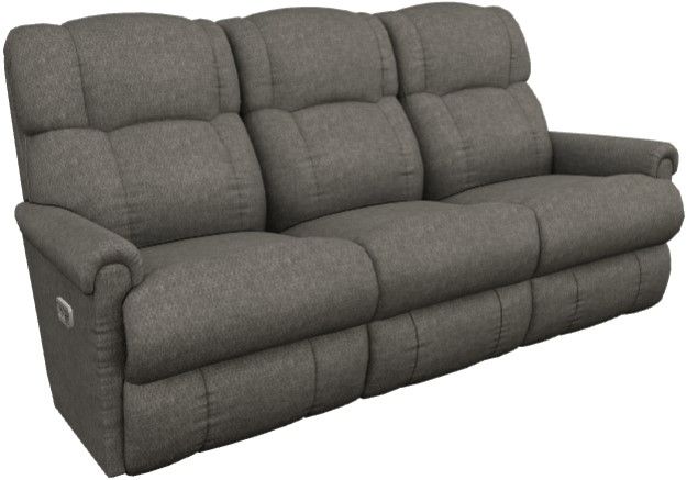La-Z-Boy® Pinnacle Graphite Power Wall Reclining Sofa with Headrest and Lumbar-0