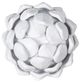 A & B Home White Ceramic Artichoke Sculpture-3