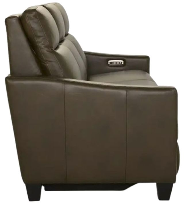 La-Z-Boy® Quinault Dark Chocolate Leather Power Reclining Sofa with Headrest-4