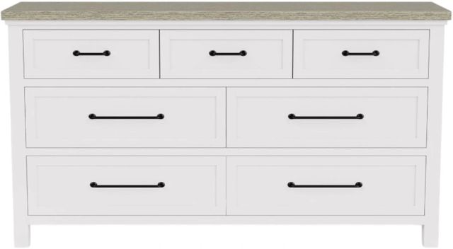 Riverside Furniture Cora Cloud/Fog Dresser-2