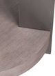 Liberty Furniture Harlow Sandston Chairside Table with Satin Nickel Base-5