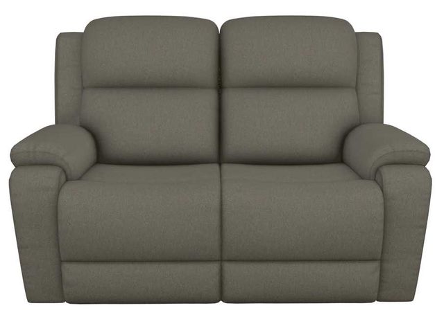 La-Z-Boy® Dorian Smoke Power Reclining Loveseat with Headrest and Lumbar-1