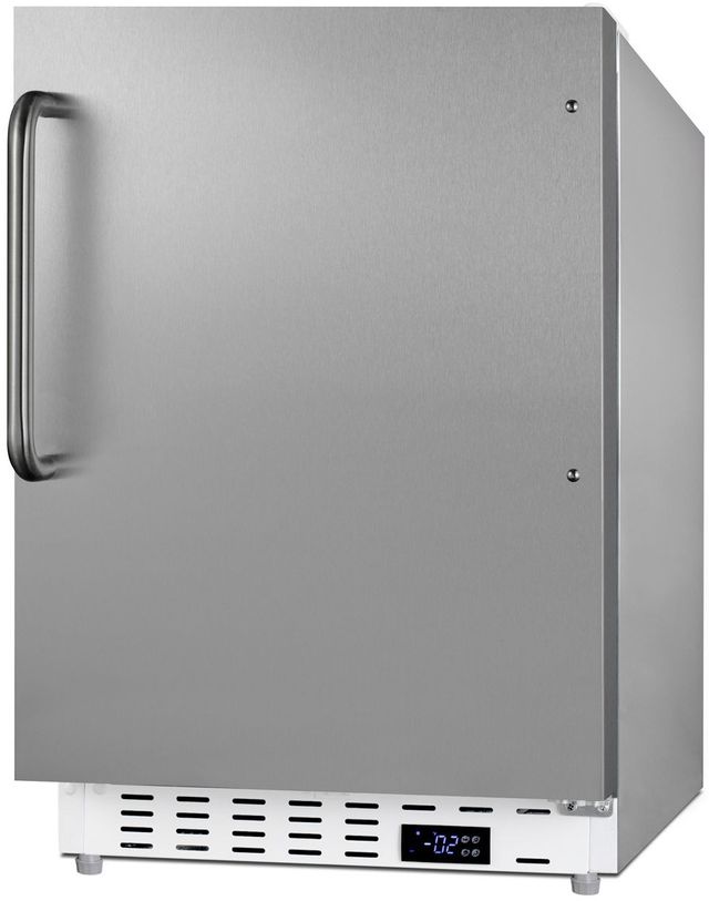Summit® 2.7 cu.ft. Stainless Steel Built In Undercounter Freezer-3