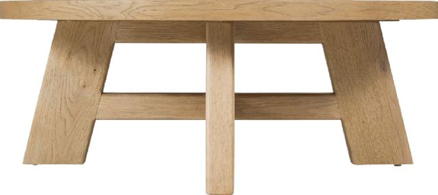 Hooker® Furniture Driftwood Buckboard Round Cocktail Table-3