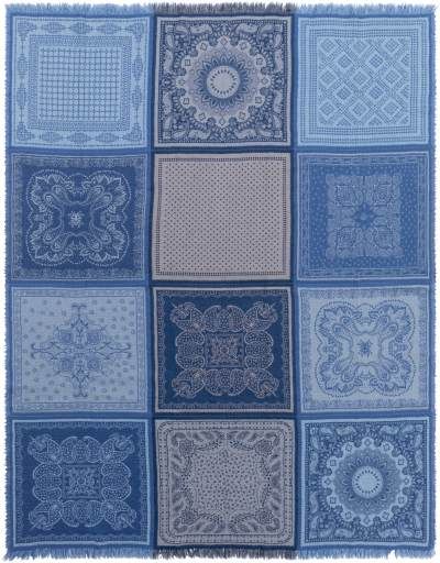 Surya Indira Denim 50"x70" Throw Blanket-1