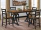 Signature Design by Ashley® Wildenauer 5-Piece Black/Brown Counter Height Dining Set-1