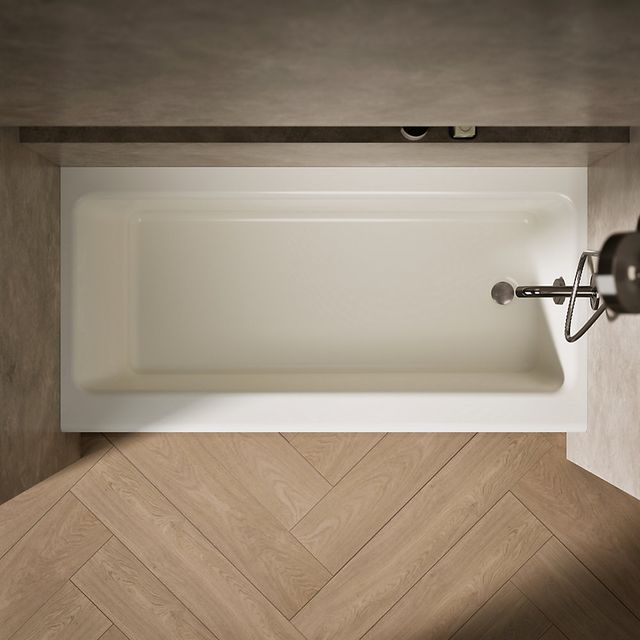 KOHLER® Bellwether® Biscuit 60" x 30" Alcove Bath - Right Drain-4