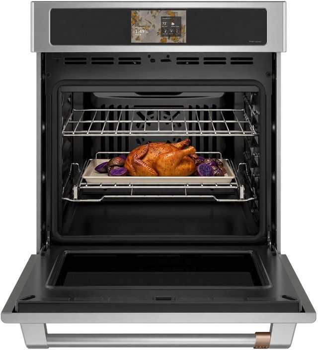 Café™ Professional Series 27” Stainless Steel Smart Single Electric Wall Oven with Convection-2
