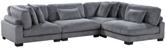 Homelegance® Traverse 4-Piece Gray 135" Modular Sectional-0