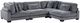 Homelegance® Traverse 4-Piece Gray 135" Modular Sectional-0