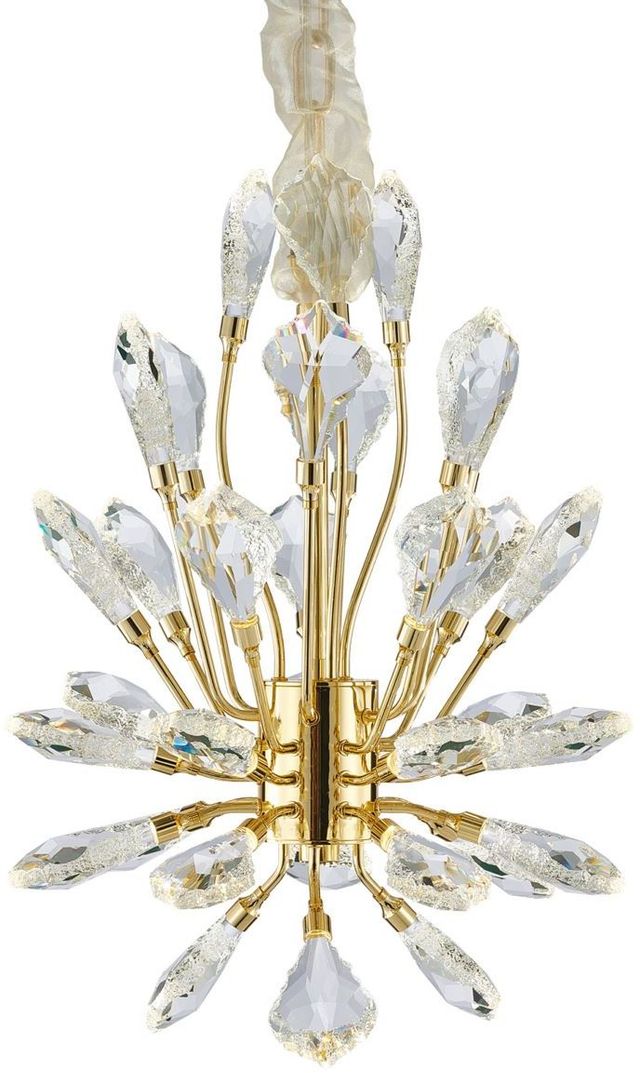Michael Amini® Astra LED Clear/Gold Small Chandelier-0