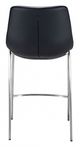 Zuo® Ace Black and Silver Set of 2 Counter Chairs-3