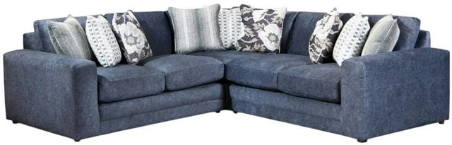 Fusion Furniture Argo Ash 3-Piece Gray L-Shaped Sectional-0