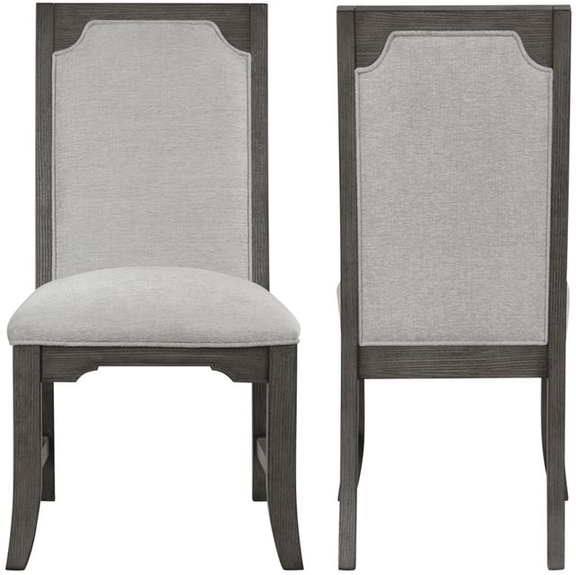 New Classic® Home Furnishings Lisbon Gray Dining Side Chair-4